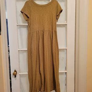 Women's Short Sleeve T-Shirt Dress - Universal Thread Gray